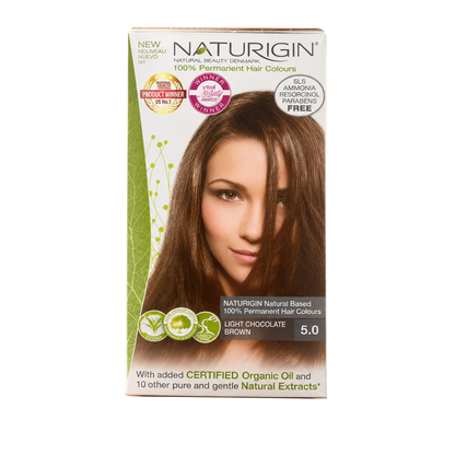 NATURIGIN Permanent Hair Colour 5.0 – Light Chocolate Brown