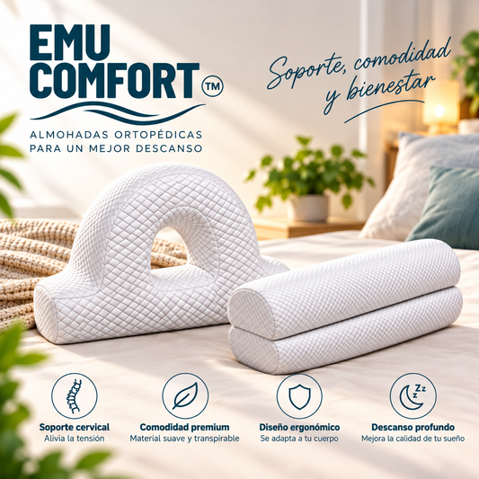 Paquete familiar de almohadas cervicales Emu Comfort
