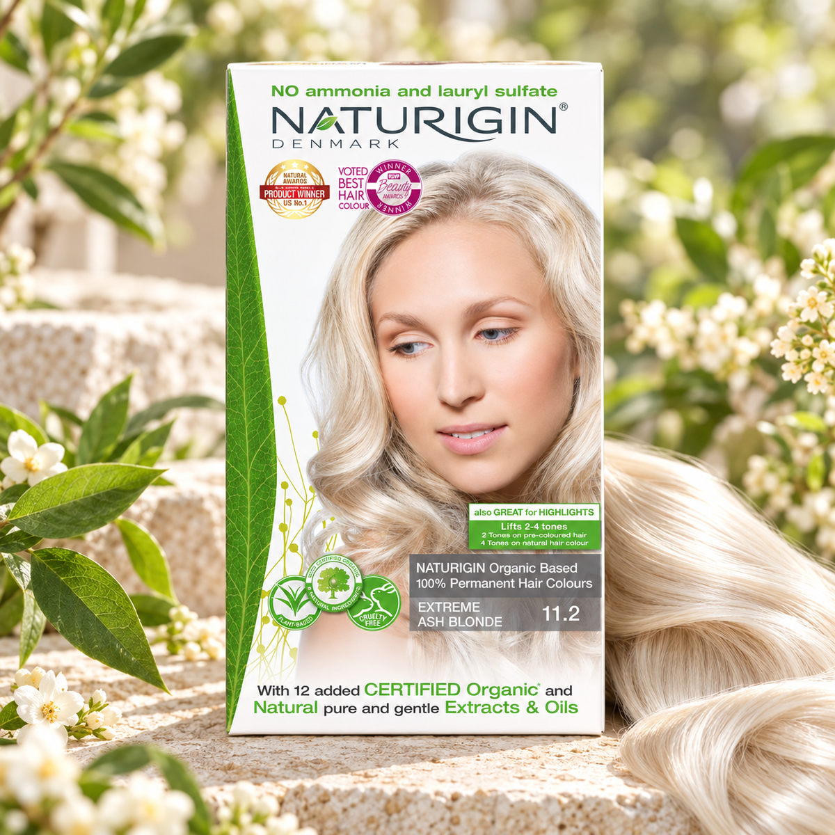 NATURIGIN Extreme Ash Blonde 11.2 – Coloración Permanente